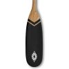 Black Wagülen Painted Paddle - Decor Object | Wall Sculpture in Wall Hangings by Hualle. Item composed of wood in eclectic & maximalism or art deco style