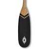 Black Wagülen Painted Paddle - Decor Object | Wall Sculpture in Wall Hangings by Hualle. Item composed of wood in eclectic & maximalism or art deco style