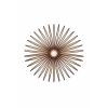 'Radient Core' | Sculptures by Sangeeta Sagar. Item made of wood with metal works with art deco & modern style