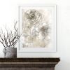 Encaustic Peony #1 - Floral Mixed Media Encaustic Wax Print | Prints by Jennifer Lorton Art. Item composed of paper in country & farmhouse or japandi style