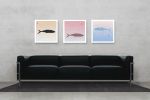 Ocean Fish Print from Series | Prints by Scott Woodward Meyers Art. Item composed of paper in mid century modern or contemporary style