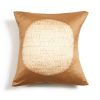 Shunya Gold Silk Pillow | Pillows by Studio Variously. Item composed of cotton compatible with minimalism and modern style