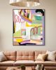 The Colours Came To Me And Said - Original Painting | Oil And Acrylic Painting in Paintings by Jilli Darling. Item composed of canvas and synthetic in boho or contemporary style