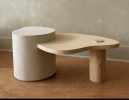 Supported Plaster Coffee Table | Tables by Jeffrey Hennies. Item in boho or minimalism style