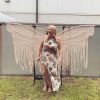 Macrame Wandering Wings | Macrame Wall Hanging in Wall Hangings by Rosie the Wanderer. Item made of cotton