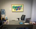 Down By The Seashore | Paintings by Scott Lockwood - Abstract Art | Spectrum Costa Mesa in Costa Mesa. Item made of canvas works with mid century modern & contemporary style