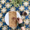 Floral Cotton Napkins | MARIGOLD Set of 4 | Linens & Bedding by ichcha. Item composed of cotton in boho or country & farmhouse style