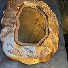 Bronze Arty Mirror "Flowers" Original Art | Decorative Objects by IRENA TONE. Item works with minimalism & contemporary style