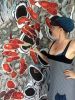 Pele's Footprints | Oil And Acrylic Painting in Paintings by Cudra Clover. Item composed of synthetic