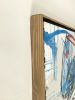 Lingering Blue | Oil And Acrylic Painting in Paintings by Edward Wilcox. Item made of canvas compatible with mid century modern style