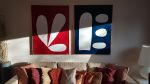 Flower Bloom and Reflection II | Oil And Acrylic Painting in Paintings by Kerry Campbell. Item made of canvas