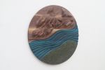 River Through The Highlands: 32" Diameter | Wall Sculpture in Wall Hangings by Craig Forget. Item composed of walnut in boho or mid century modern style