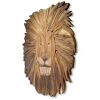 Custom Lion | Wall Sculpture in Wall Hangings by Doug Forrest Studio. Item made of wood