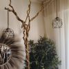 Rustic Rope Lighting Hemp Rope LED Pendant Light, Set of 2 | Chandeliers by Magdyss Boutique. Item made of fiber compatible with boho and minimalism style