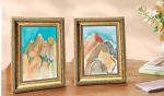 Joshua Tree 1 & 2 | Watercolor Painting in Paintings by Catherine Twomey. Item made of wool & glass compatible with contemporary and modern style