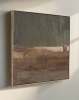 breaking ground ✦ SOLD | Mixed Media in Paintings by VISCERAL HOME STUDIO | Claudia Leonard Interiors in Charleston. Item made of wood & canvas compatible with boho and minimalism style