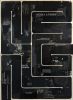 Black Labyrinthth | Mixed Media by Glen Gauthier. Item composed of canvas & paper compatible with mid century modern and contemporary style