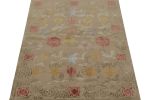 Rug & Kilim’s Spanish European Rug in Beige with Floral | Area Rug in Rugs by Rug and Kilim