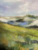 Beyond the Dunes - Canvas | Mixed Media by Jenny Partrite. Item made of canvas