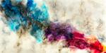 'WISTERIA' - Luxury Epoxy Resin Abstract Artwork | Mixed Media by Christina Twomey Art + Design. Item made of synthetic