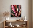 Garden Reds | Oil And Acrylic Painting in Paintings by Laura Blue Art. Item composed of canvas & synthetic compatible with boho and contemporary style