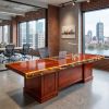 Bespoke Live Edge Song Single Slab Executive Desk & Table I | Conference Table in Tables by Dynasty Artisan. Item made of wood compatible with minimalism and contemporary style