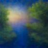 Evening Light - Cancun | Oil And Acrylic Painting in Paintings by Victoria Veedell. Item composed of canvas & synthetic