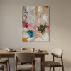 Colorful Inclusions — Abstract Mineral-Inspired Canvas | Prints in Paintings by Alpenglow Workshop. Item made of canvas compatible with contemporary and modern style