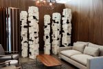 "Abstract Aspen" | Wall Sculpture in Wall Hangings by ANTLRE - Hannah Sitzer | Google Events Center in Redwood City. Item composed of wood