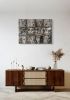 Fire on the mountain, run, run, run! | Mixed Media in Paintings by Sarupa Sidaarth. Item made of wood works with contemporary & eclectic & maximalism style