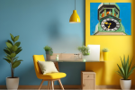 Copper Clock Tower - Vibrant Giclée Print | Prints in Paintings by Michelle Keib Art. Item composed of paper
