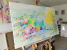 Breathe - original painting on canvas | Oil And Acrylic Painting in Paintings by Xiaoyang Galas. Item made of canvas works with contemporary & country & farmhouse style