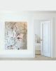 Reciprocity 3 | Mixed Media by Lauren Naomi. Item made of wood & canvas compatible with contemporary and modern style