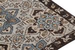 Rug & Kilim’s Caucasian Square Rug in Blue with Geometric | Area Rug in Rugs by Rug and Kilim