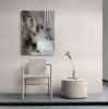 Whispering in the silence /1 | Oil And Acrylic Painting in Paintings by Cristina Dalla Valentina. Item composed of canvas and synthetic