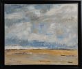 sky and sea in Normandy / ciel et mer en Normandie | Oil And Acrylic Painting in Paintings by Sophie DUMONT.. Item made of wood & canvas compatible with minimalism and contemporary style