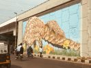 The pangolin | Street Murals by Anat Ronen
