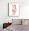 Nude No. 121 : Original Watercolor Painting | Paintings by Elizabeth Becker. Item made of paper works with minimalism & contemporary style