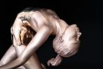 ARCHED GYMNAST - Bronze limited edition | Sculptures by Eleanor Cardozo. Item composed of bronze