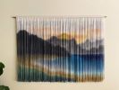 MOLOKAI Coastal Island Landscape Dyed Tapestry | Wall Hangings by Wallflowers Hanging Art. Item composed of fiber in mid century modern or eclectic & maximalism style