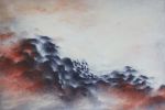 Flowering fire | Mixed Media by Francesca Borgo. Item made of canvas with synthetic works with minimalism & contemporary style