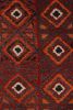 Hand-Knotted Antique Rug Red Moroccan Runner - High Pile | Area Rug in Rugs by Rug and Kilim