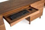 Custom two person desk | Tables by SHIPWAY living design. Item made of walnut