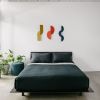 Tip-Top Wall Hanging in Mustard | Wall Sculpture in Wall Hangings by Circle & Line. Item composed of brass