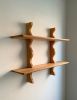 Wave Wall Mounted Shelf | Shelving in Storage by Pith Designs. Item composed of oak wood compatible with minimalism and contemporary style