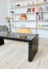 Black Tile Coffee Table | Tables by Mahina Studio Arts. Item made of wood with ceramic works with contemporary & eclectic & maximalism style