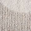 Modern Handtufted Area Rug, wool -LOKSOP - 120 CM ROUND DIA | Small Rug in Rugs by Selligram. Item made of wool works with boho & minimalism style