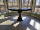 Ebonized Oak Dining Table | Tables by Donald Mee Design. Item made of oak wood & copper compatible with contemporary style