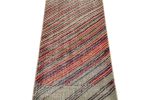 Vintage Zeki Müren Rug with Polychromatic Stripes, by Rug | Area Rug in Rugs by Rug and Kilim