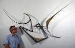 Wall Sculptures | Wall Hangings by Marko Kratohvil. Item made of steel